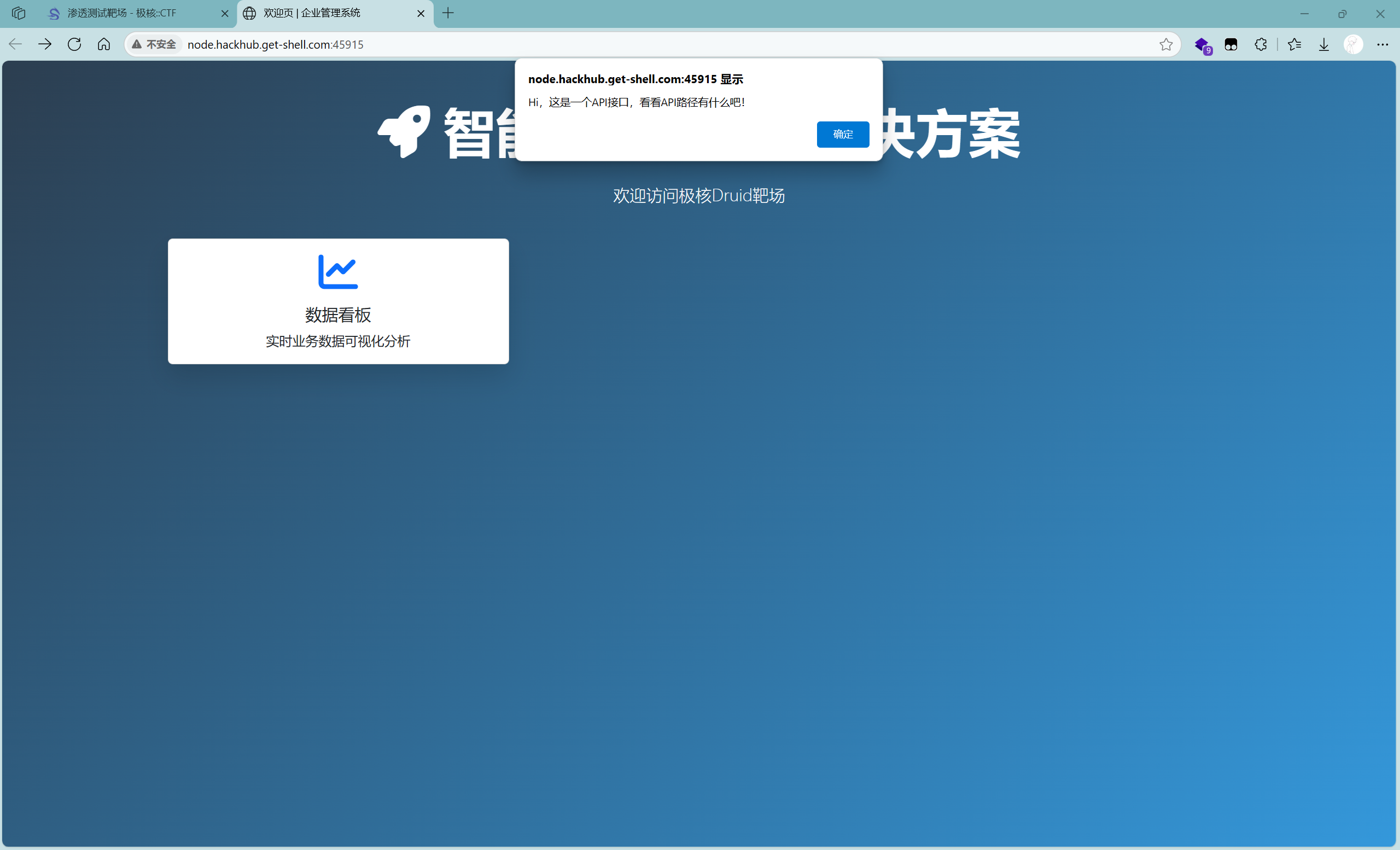 图片[2] - 【靶机实战】Druid 未授权登录爆破 - 极核GetShell